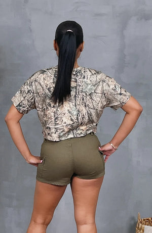 "76" CAMOUFLAGE CROP TOP