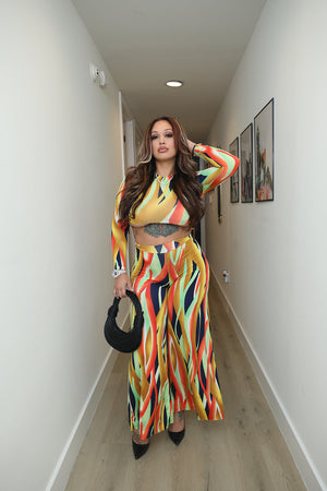 TOP & PALAZZO PANTS SET