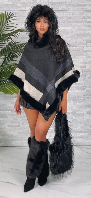 F.A.S.T Boutique FURRY BUCKET HAT & BAG SETS