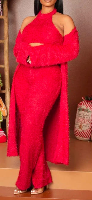 F.A.S.T Boutique FUZZY SETS WITH CARDIGAN
