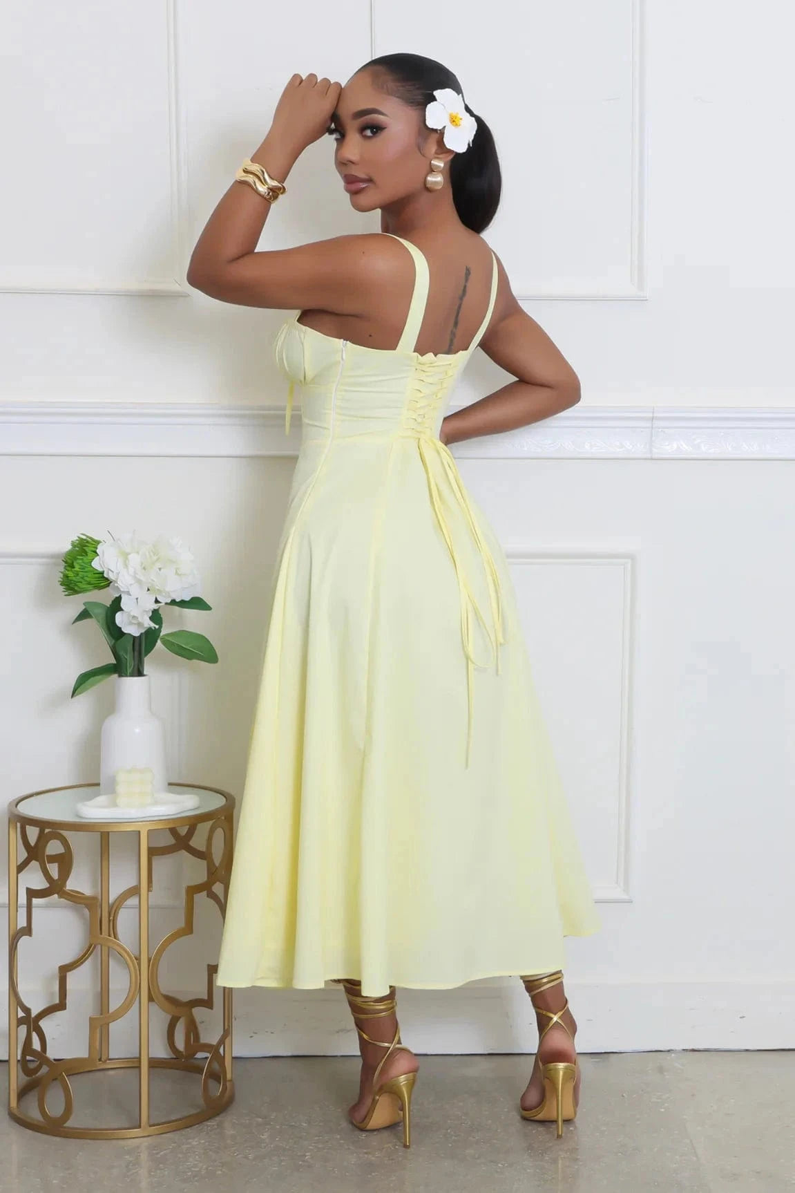 F.A.S.T Boutique PARADISE POSTCARD DRESS