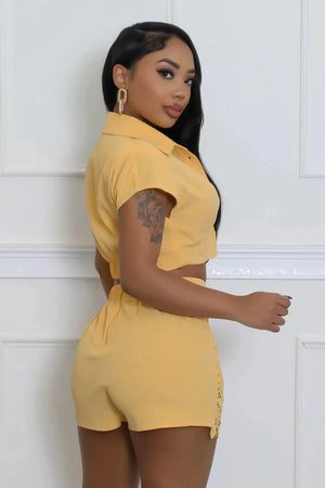 F.A.S.T Boutique PRETTY ON POINT SHORT SET