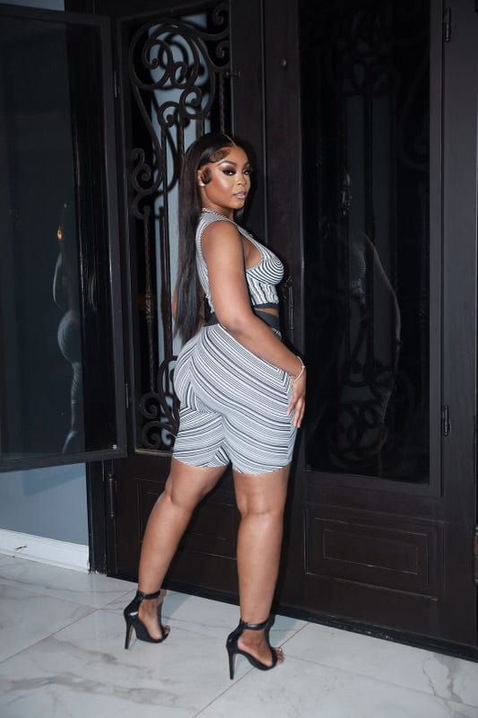 F.A.S.T Boutique SEAMLESS S/L CROP TOP & SHORTS SET