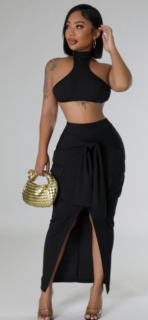 F.A.S.T Boutique Soft Serenity Skirt Set Half