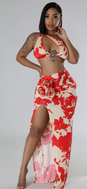 F.A.S.T Boutique Tiki Tropic Skirt Set