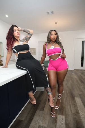 F.A.S.T Boutique TUBE TOP & OVERALL SKIRT