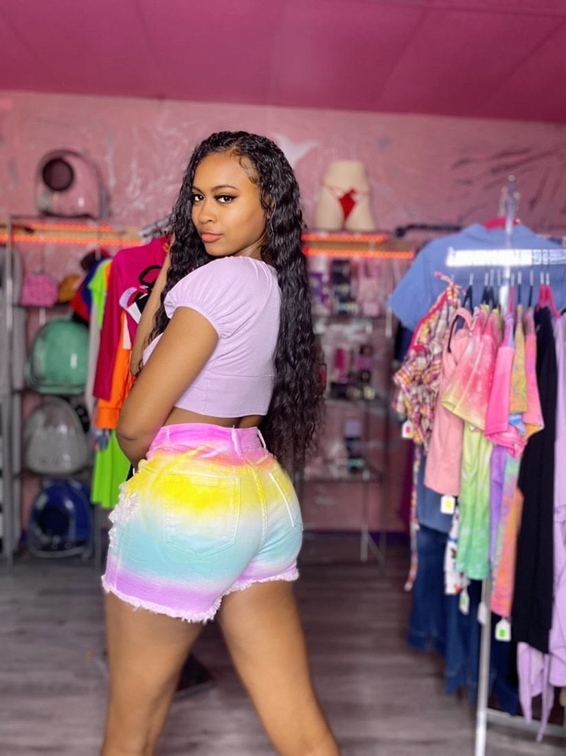 F.A.S.T Boutique Tie-Dye For Shorts
