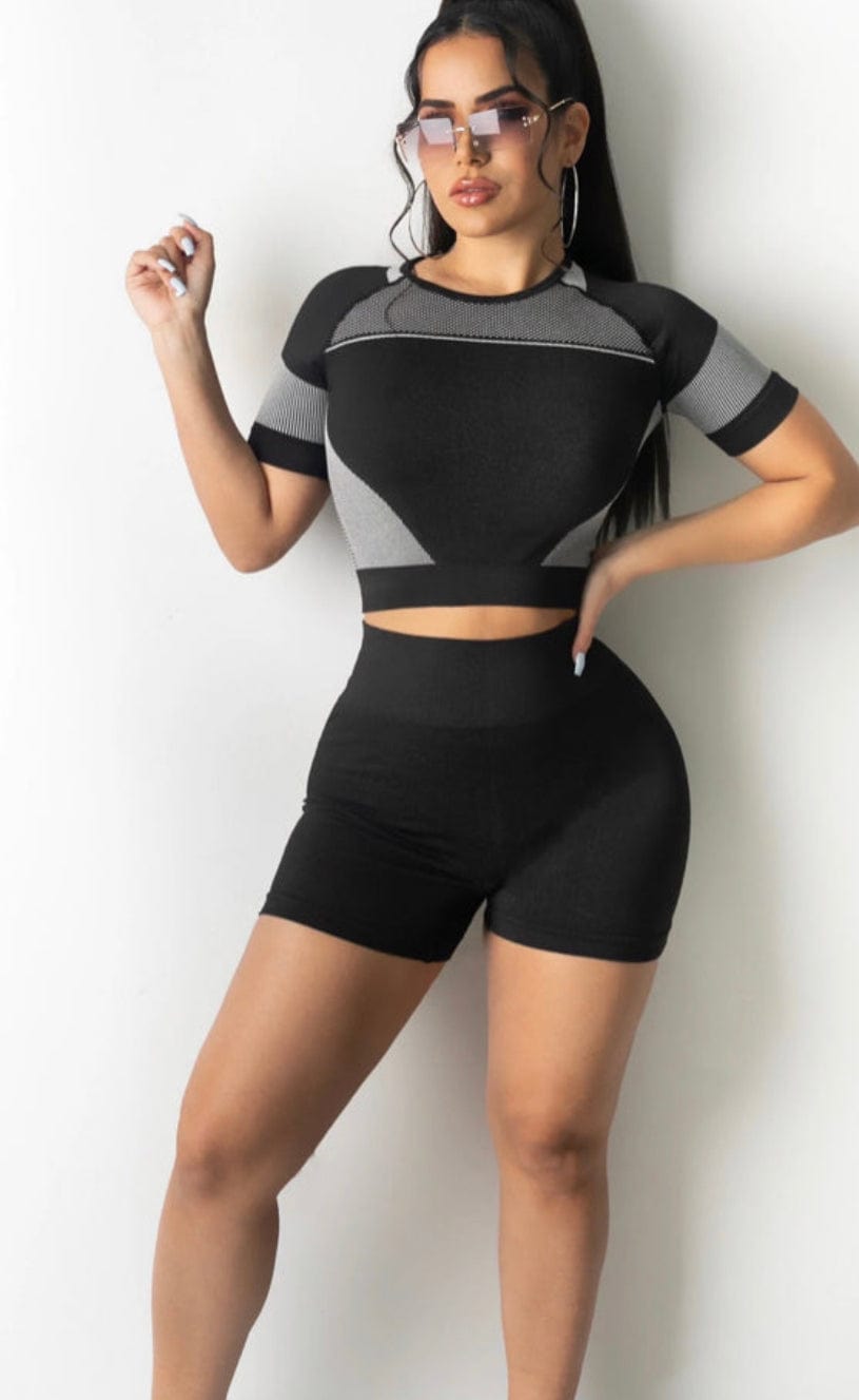 F.A.S.T Boutique ULTRA SEAMLESS BIKER SHORTS SET