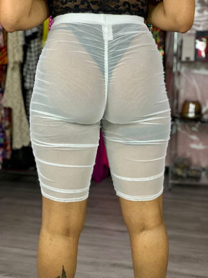 MESH BIKER SHORTS