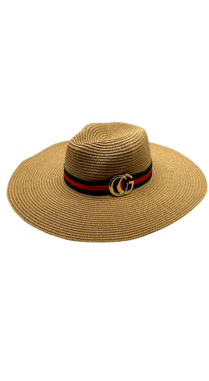 CG" STRAW HAT